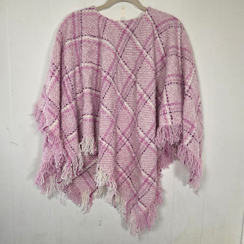Boyne Valley Weavers Pink Wool Alpaca Shawl One Size Made In Ireland - Picture 3 of 16